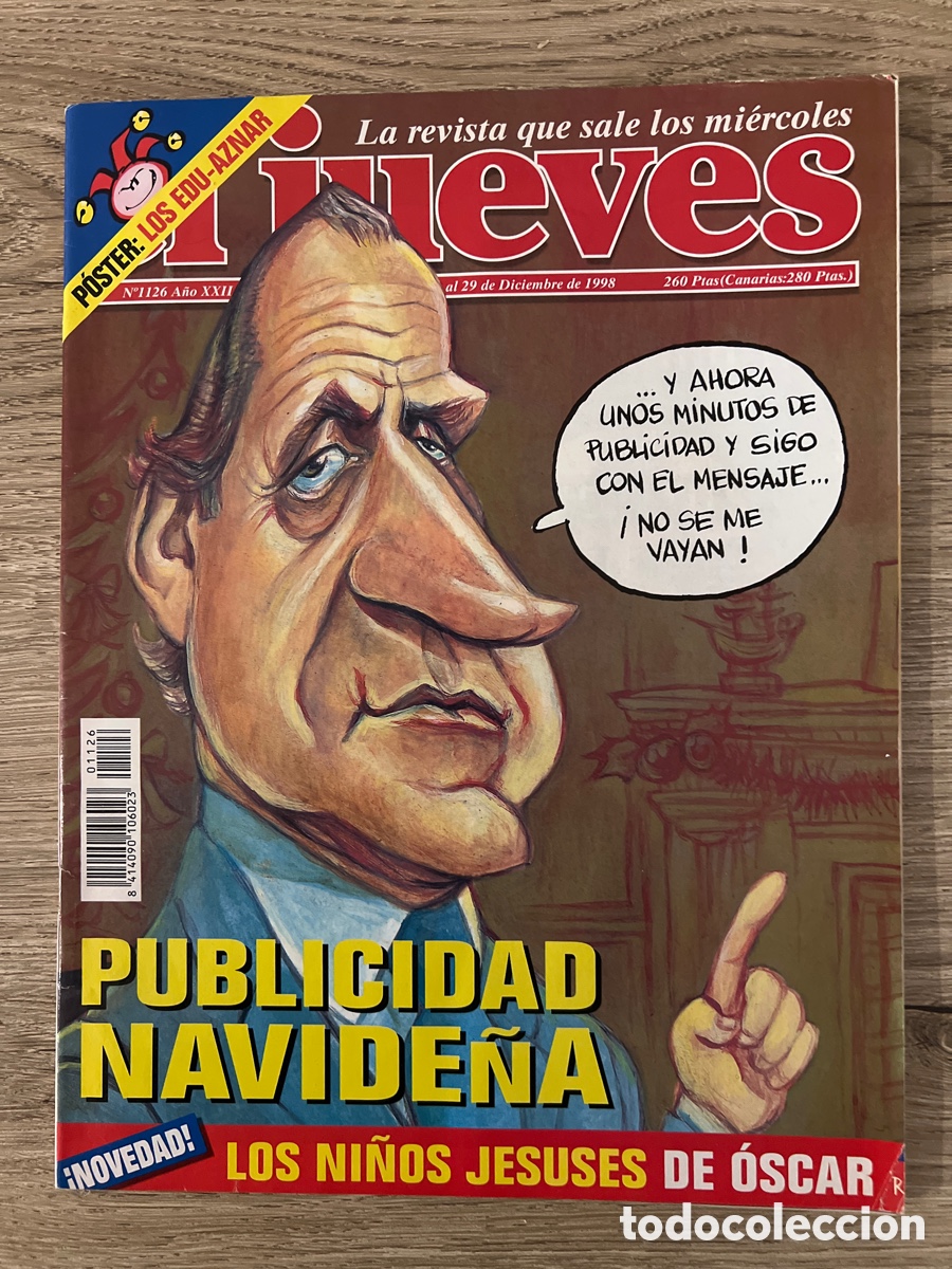 Coleccionismo de revista El Jueves: El Jueves - A&ntilde;o 1998 - N&uacute;mero 1126