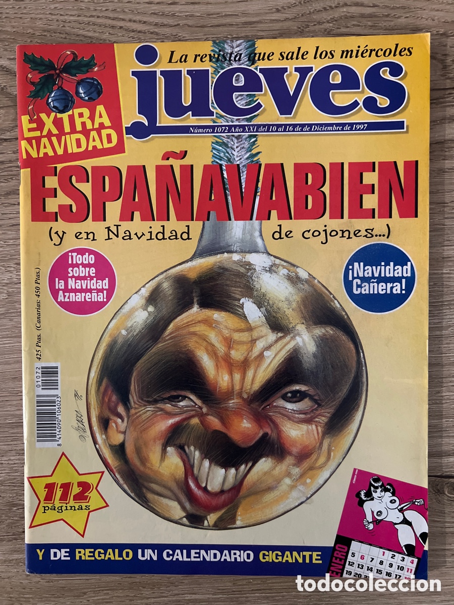 Coleccionismo de revista El Jueves: El Jueves - A&ntilde;o 1997 - N&uacute;mero 1072