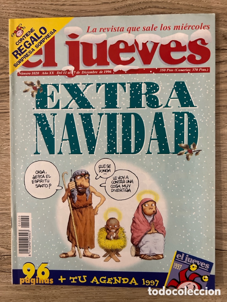 Coleccionismo de revista El Jueves: El Jueves - A&ntilde;o 1996 - N&uacute;mero 1020