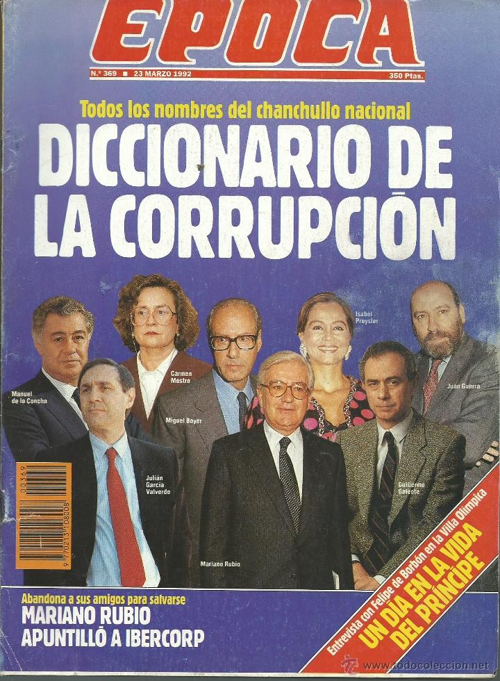 Epoca N Con Diccionario De La Corrupcion Comprar Revista Poca En Todocoleccion