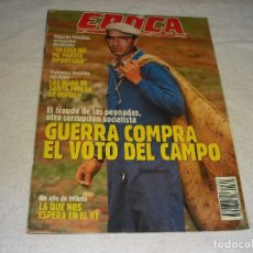 Coleccionismo de Revista Época: EPOCA N. 305 , ENERO 1991. GUERRA COMPRA EL VOTO DEL CAMPO.. Lote 340337168