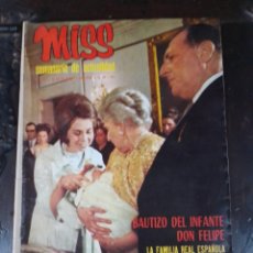 Coleccionismo de Revista Época: REVISTA MISS BAUTIZO DEL INFANTE DON FELIPE