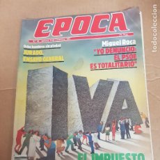 Coleccionismo de Revista Época: EPOCA -DICIEMBRE DE 1985-Nº40. Lote 358121025