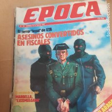 Coleccionismo de Revista Época: EPOCA -AGOSTO DE 1985-Nº22. Lote 358121110