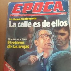 Coleccionismo de Revista Época: EPOCA -JUNIO DE 1985-Nº13. Lote 358121400