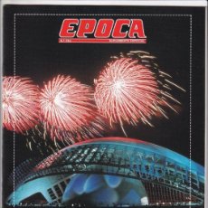 Coleccionismo de Revista Época: SUPLEMENTO REVISTA EPOCA Nº 711 AÑO 1998. COMUNIDAD VALENCIANA. TIERRA EMPRENDEDORA.. Lote 380409229