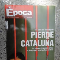 Coleccionismo de Revista Época: EPOCA REVISTA Nº 1122- 09-11-2006- PIERDE CATALUÑA. Lote 382168159