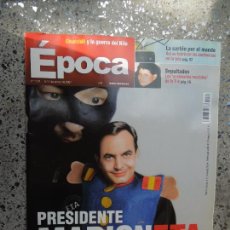 Coleccionismo de Revista Época: EPOCA REVISTA Nº1131- 11-01-2007- ZAPATERO PRESIDENTE MARIONETA
