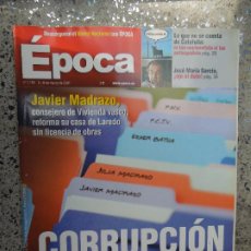 Coleccionismo de Revista Época: EPOCA REVISTA Nº 1139- 08-03-2007- CORRUPCION EN EUSKADI