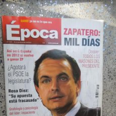 Coleccionismo de Revista Época: EPOCA REVISTA Nº 1127- 14-12-2006 ZAPATERO EL PEOR PRESIDENTE DE LA DEMOCRACIA. Lote 382171204
