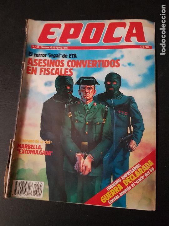 Coleccionismo de revista &Eacute;poca: EPOCA-AGOSTO DE 1985 - Foto 1