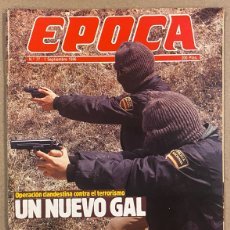 Collezionismo di Rivista Época: ÉPOCA N° 77 (1986). LOLA FLORES, ANA OBREGÓN, NUEVO GAL CONTRA ETA, FÚTBOL NUEVA LIGA,…