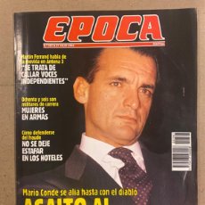 Collezionismo di Rivista Época: ÉPOCA N° 387 (1992). MARIO CONDE, JAVIER GURRUCHAGA EL HUEVO DE COLÓN, MARTÍN FERRAND ANTENA 3,…