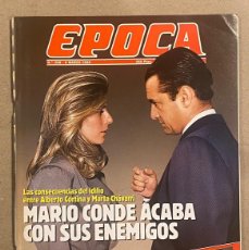 Collezionismo di Rivista Época: ÉPOCA N° 208 (1989). MARIO CONDE, POLI DÍAZ, MIRIAM DÍAZ AROCA, PETROVIC REAL MADRID, PACO CLAVEL,…