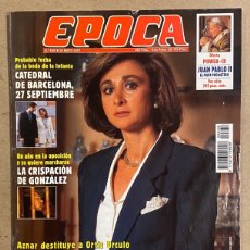 Coleccionismo de Revista Época: ÉPOCA N° 638 (1997). BODA INFANTA CRISTINA Y URDANGARIN EN BARCELONA, JUAN DIEGO BOTTO, ESPECIAL MAD