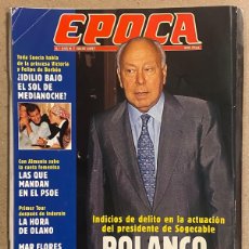 Coleccionismo de Revista Época: ÉPOCA N° 645 (1997). VÍDEOS BARBARA REY Y JUAN CARLOS, MAR FLORES Y CAYETANO DE ALBA, VICTORIA SUECI