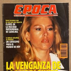 Coleccionismo de Revista Época: ÉPOCA N° 385 (1992). VENGANZA KOPLOWITZ, MENDOZA ENTREGA REAL MADRID A MARIO CONDE, CAROLINA MONACO,