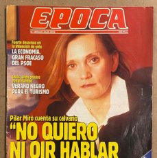 Coleccionismo de Revista Época: ÉPOCA N° 386 (1992). PILAR MIRÓ, PROBLEMAS BODA POCHOLO MARTÍNEZ BORDIÚ, GIORGIO ARMANI,…