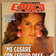 Coleccionismo de Revista Época: ÉPOCA N° 326 (1991). ANA OBREGÓN, RAPHAEL MARQUES, MAFIA POLICIAL, RUIZ GALLARDÓN,…