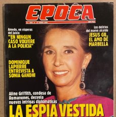 Coleccionismo de Revista Época: ÉPOCA N° 328 (1991). CONDESA ROMANONES, JESÚS GIL AMO DE MARBELLA, AMEDO, RAPHAEL, JULIO IGLESIAS,…