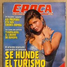 Coleccionismo de Revista Época: ÉPOCA N° 333 (1991). SE HUNDE EL TURISMO, CHOCHES BOMBA ETA, CAROLINA Y ESTEFANÍA DE MÓNACO, DÍAZ MI