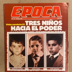 Coleccionismo de Revista Época: ÉPOCA N° 115 (1987). SARA MONTIEL, HERNÁNDEZ MANCHA - SUÁREZ - GONZÁLEZ DE NIÑOS