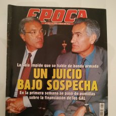 Coleccionismo de Revista Época: REVISTA EPOCA 693 : JUICIO GAL - OPERACION KASECO - BLAIR Y AZNAR - SECTAS - CLAUDIA SCHIFFER MADRID