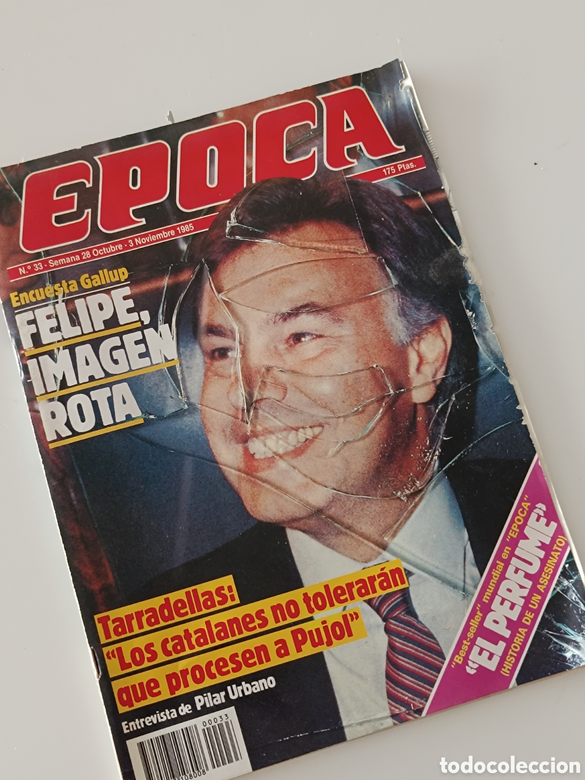Coleccionismo de Revista &Eacute;poca: Revista &Eacute;poca n&deg;33 Felipe Gonz&aacute;lez / Josep Tarradellas / Reagan