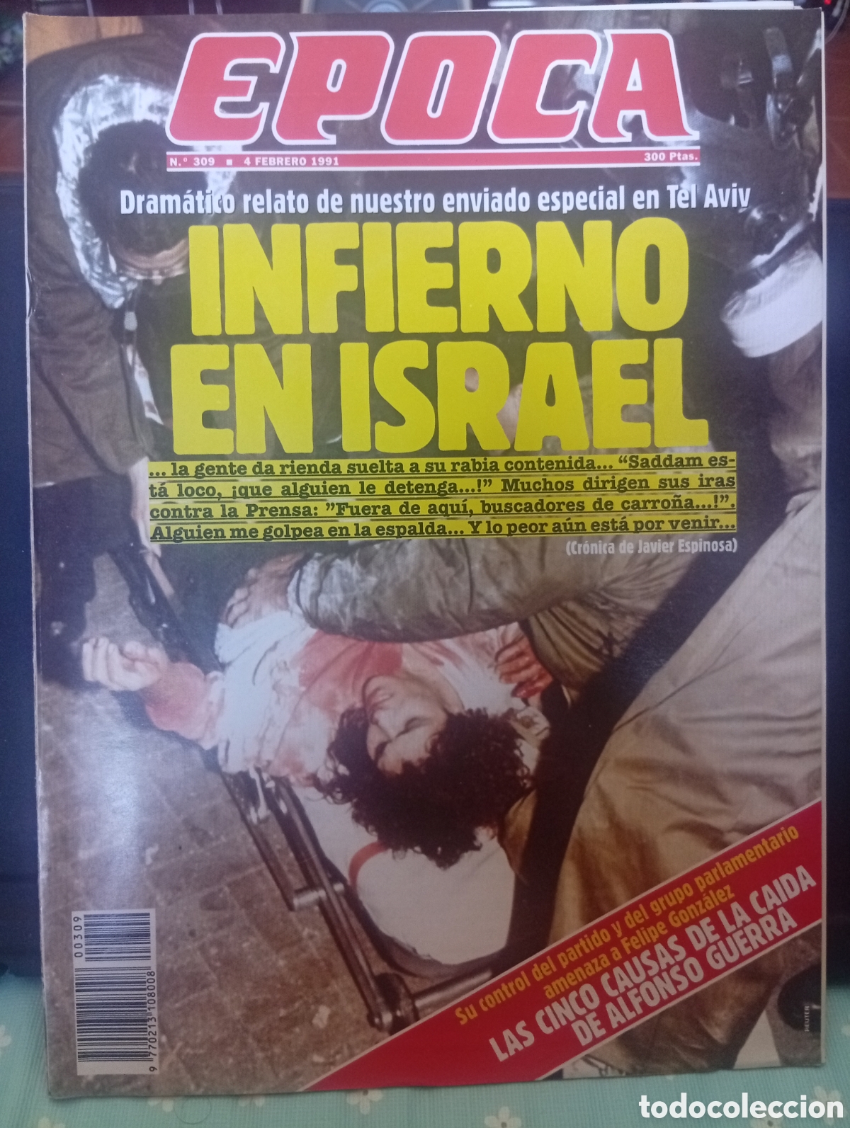 Coleccionismo de revista &Eacute;poca: Revista &Eacute;poca 309 04 de febrero 1991