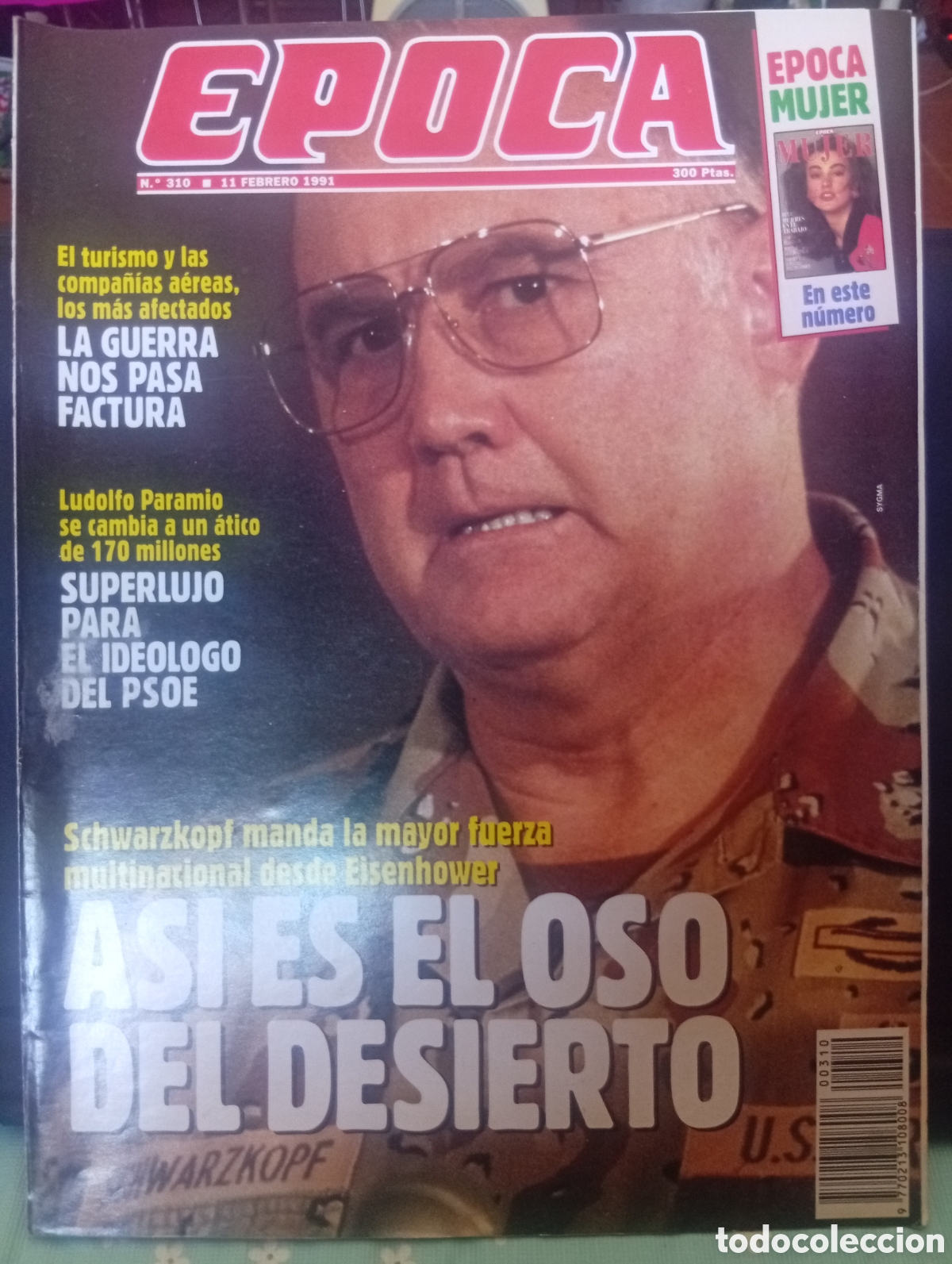 Coleccionismo de revista &Eacute;poca: Revista &Eacute;poca 310 11 de febrero 1991