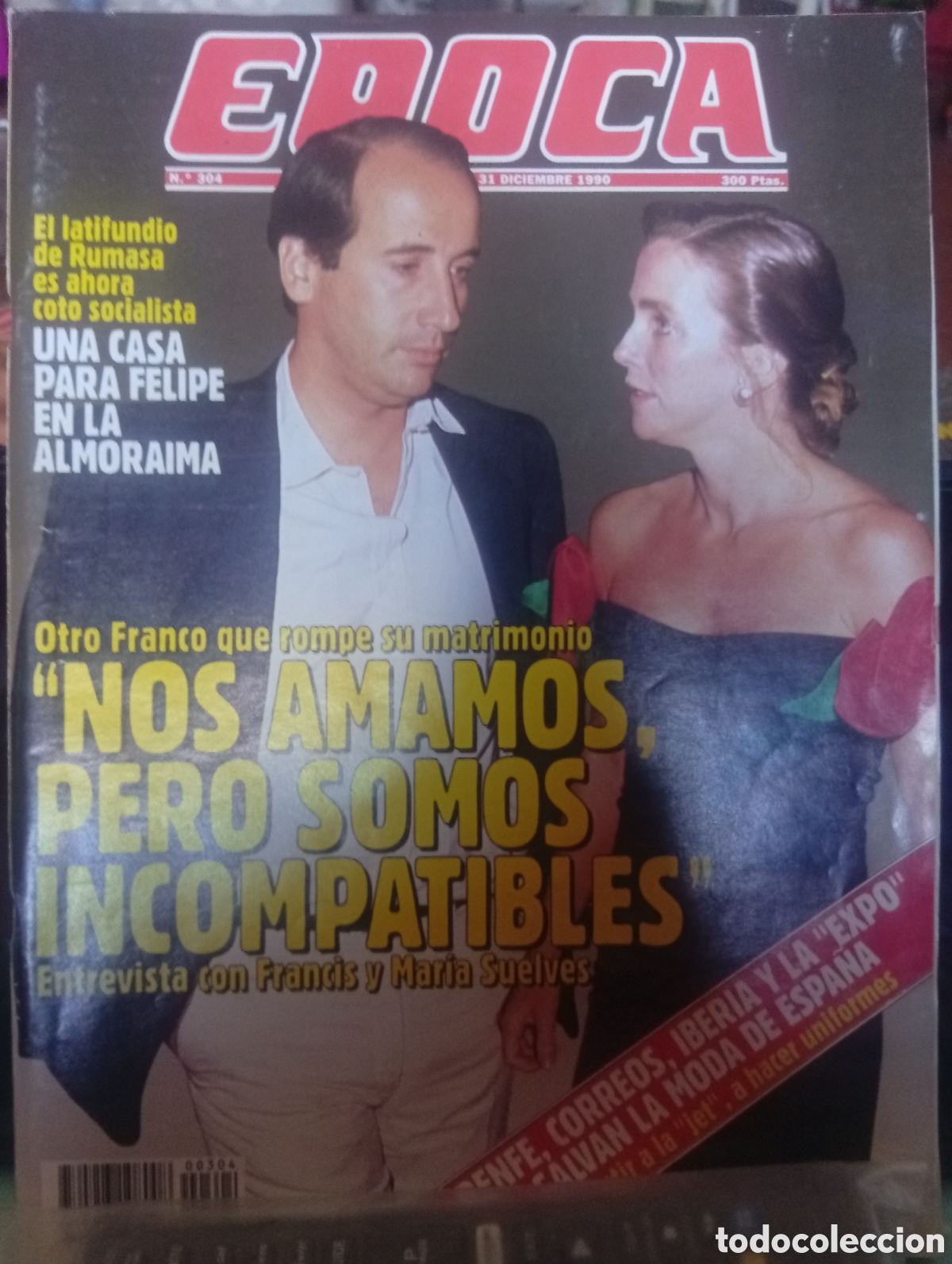 Collectionnisme de Magazine &Eacute;poca: Revista &Eacute;poca 304 1990