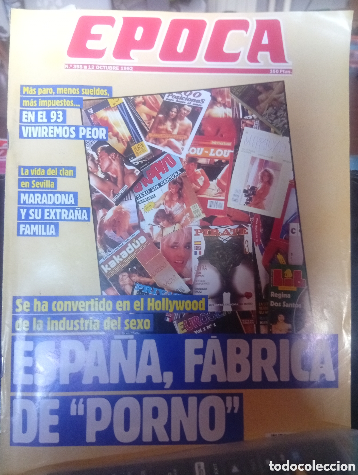 Collectionnisme de Magazine &Eacute;poca: Revista &Eacute;poca 398 1992