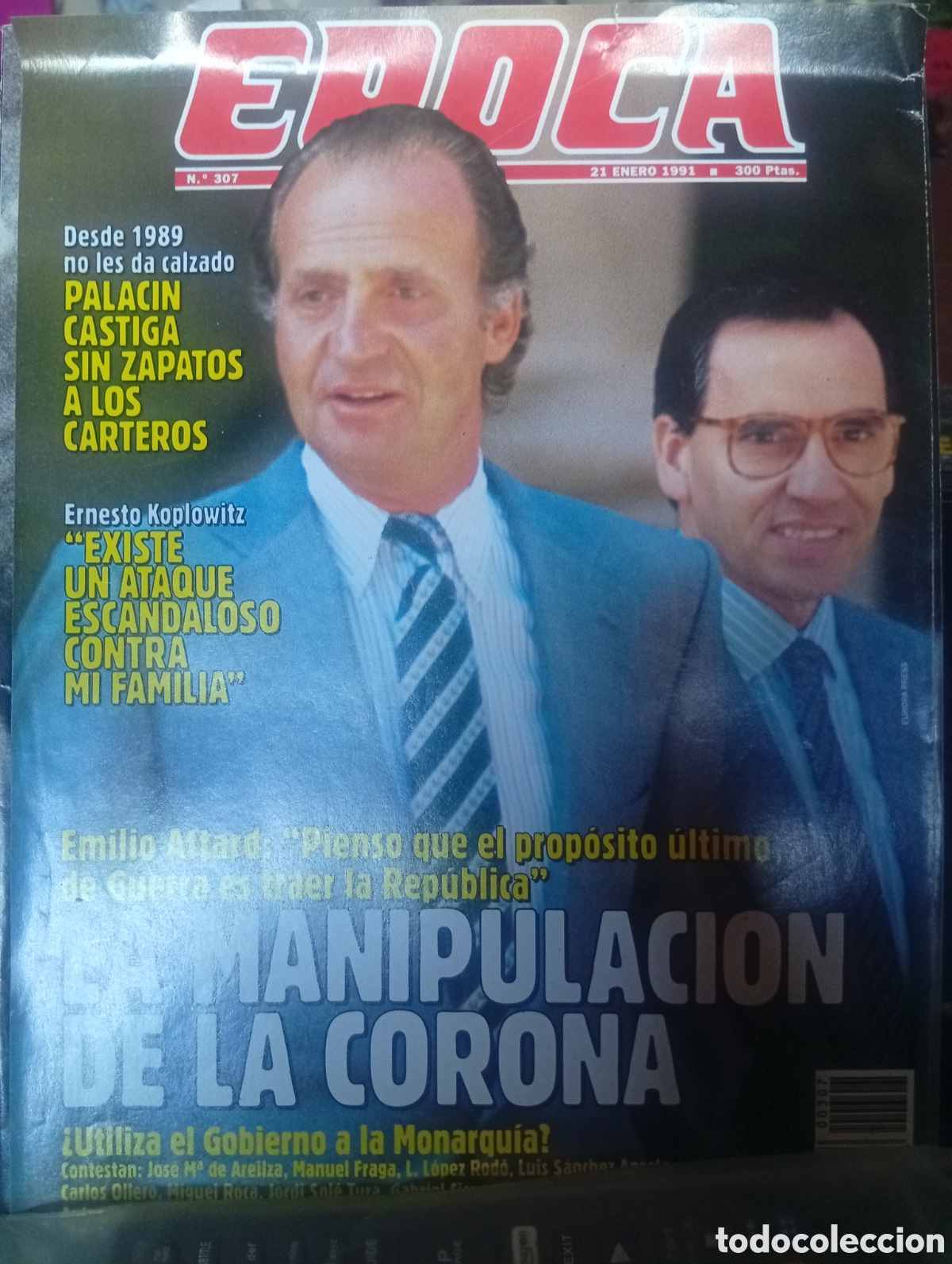 Coleccionismo de revista &Eacute;poca: Revista &Eacute;poca 307 1991