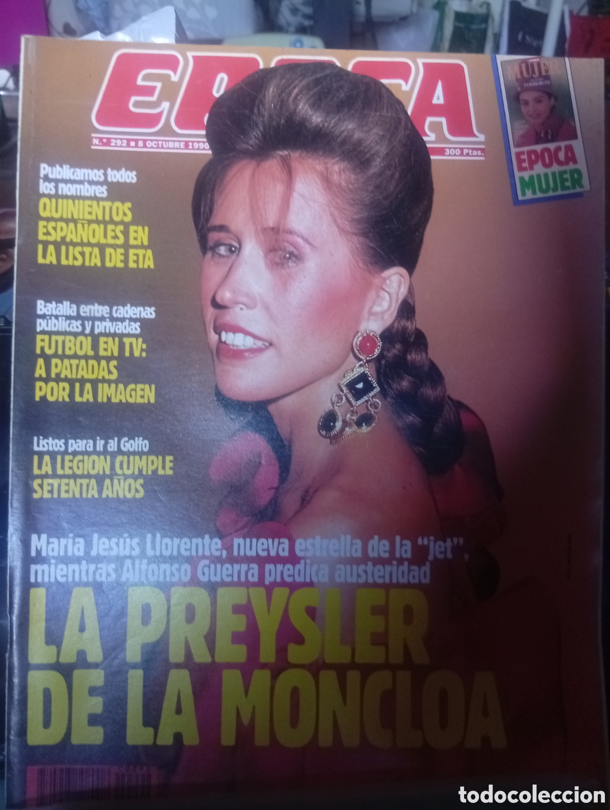 Collectionnisme de Magazine &Eacute;poca: Revista &Eacute;poca 292 1990