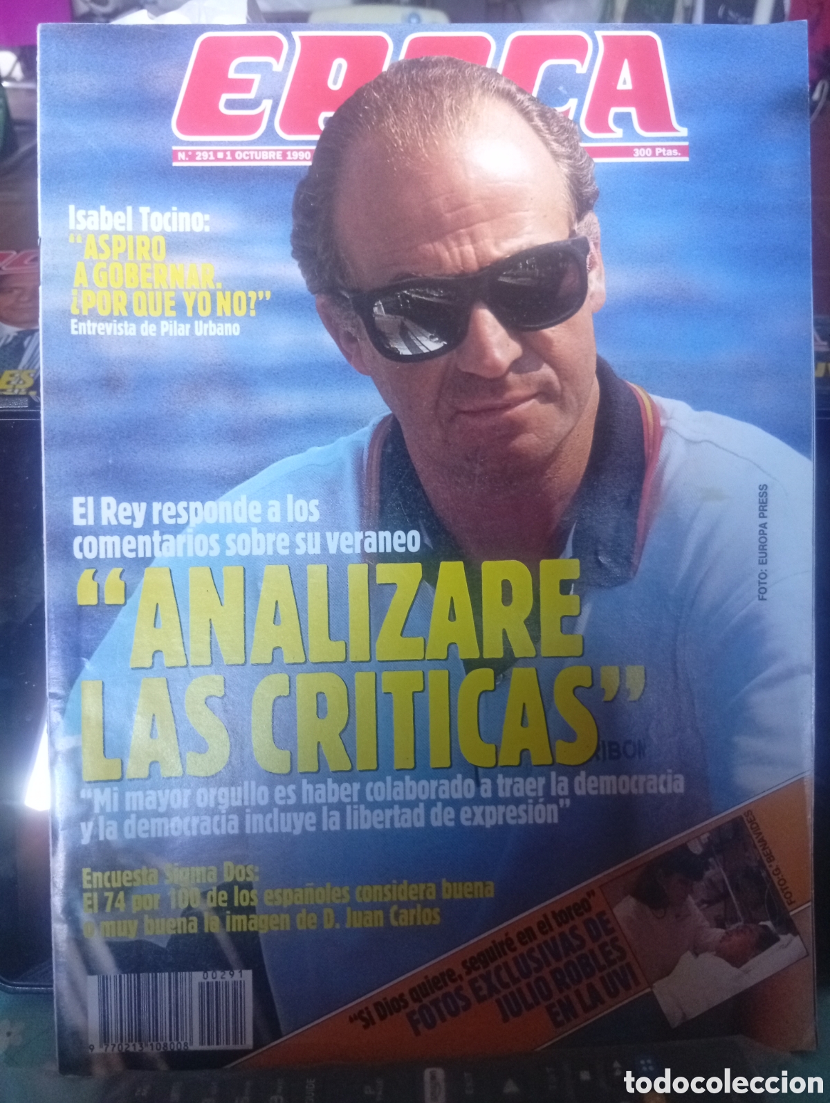 Collectionnisme de Magazine &Eacute;poca: Revista &Eacute;poca 291 1990