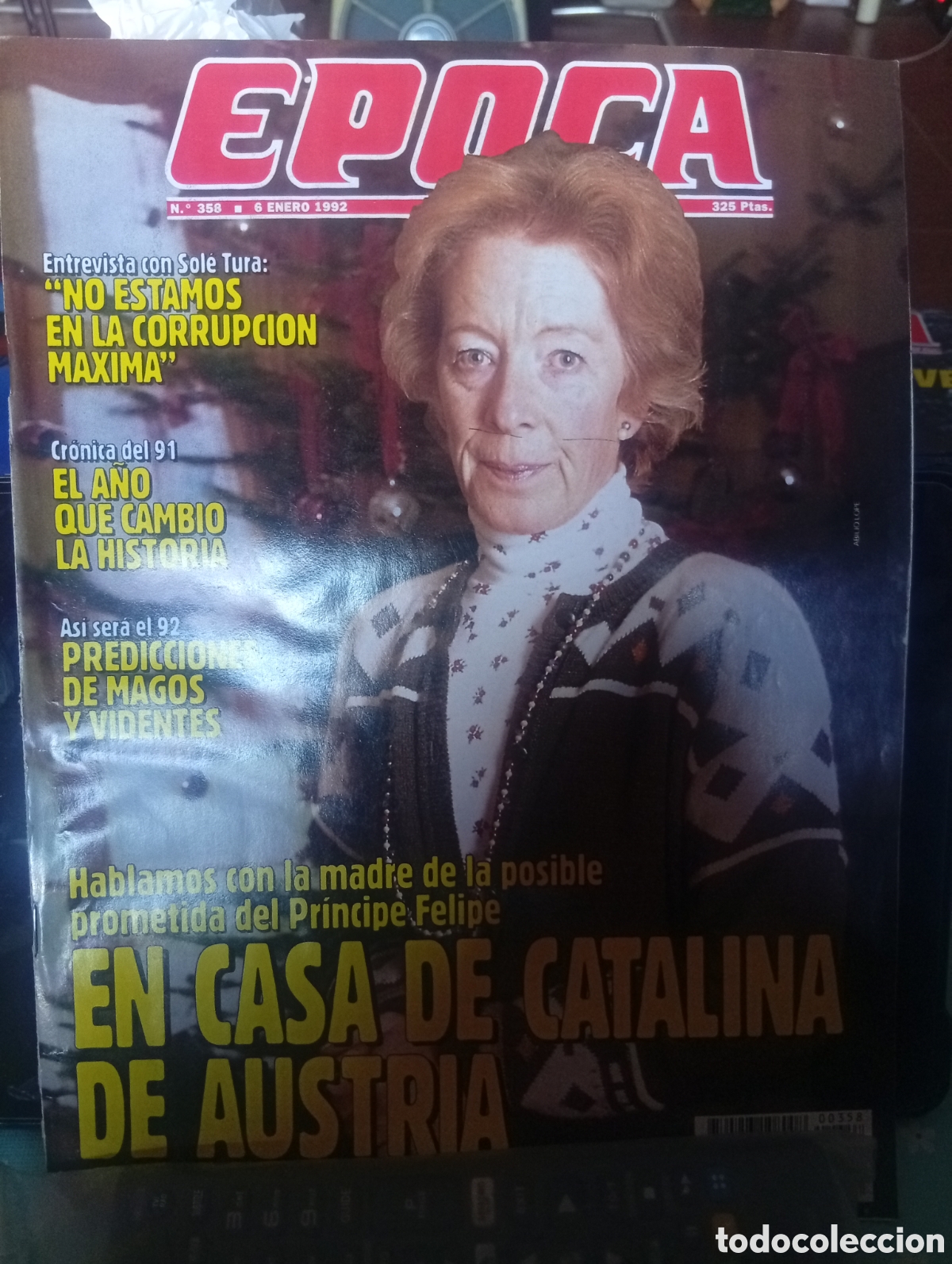 Collectionnisme de Magazine &Eacute;poca: Revista &Eacute;poca 358 1992