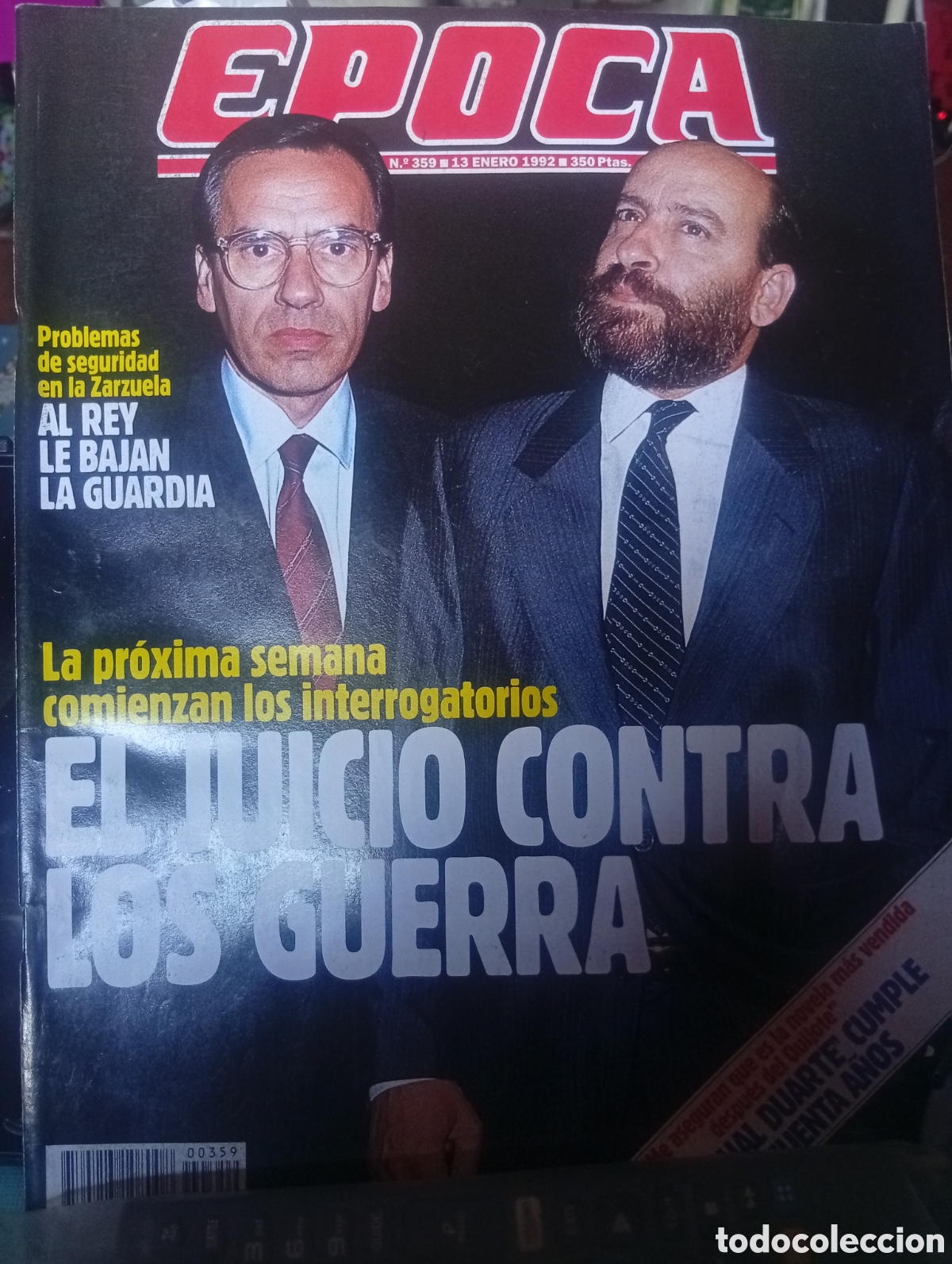 Collectionnisme de Magazine &Eacute;poca: Revista &Eacute;poca 359 1992