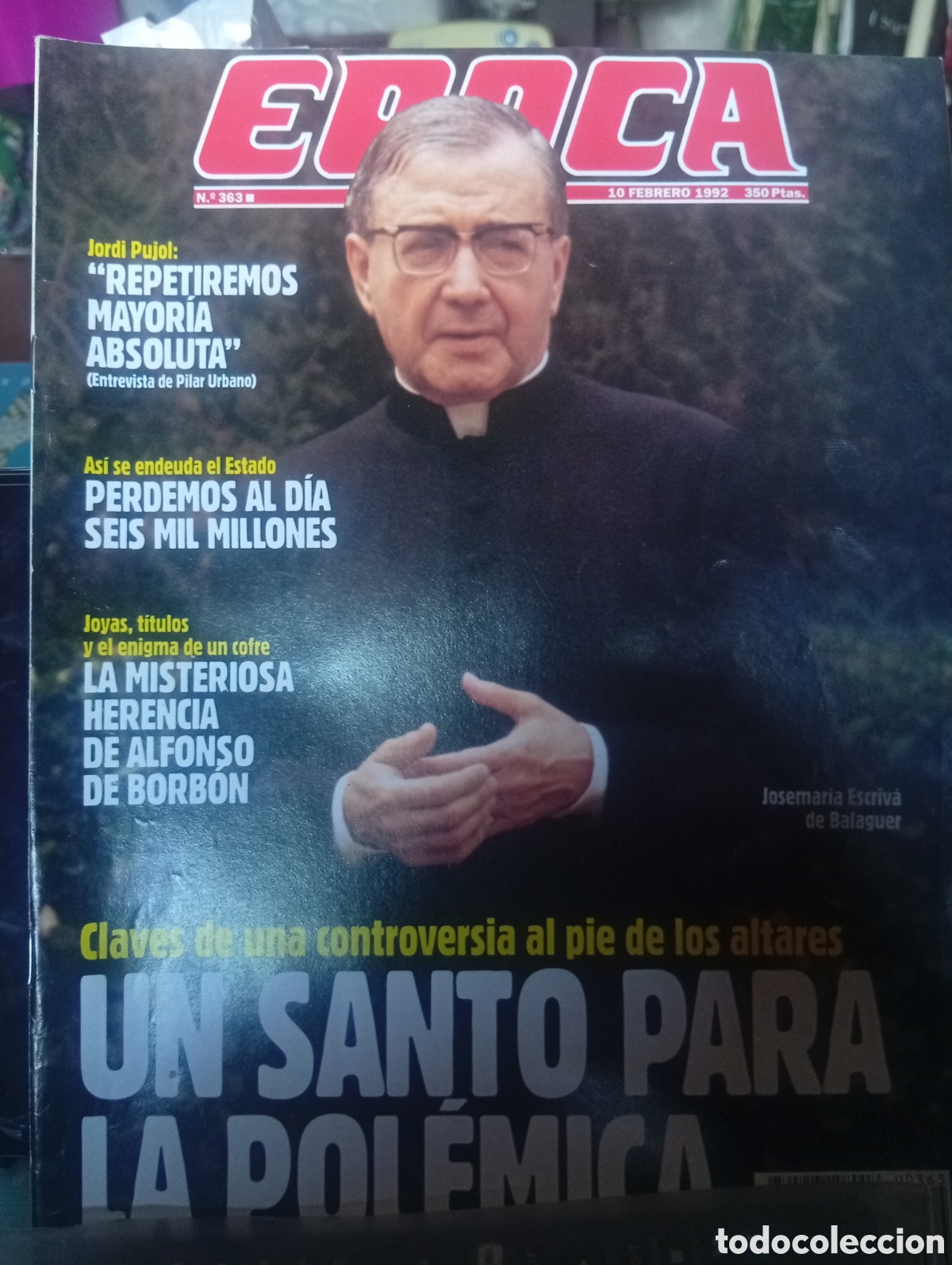 Coleccionismo de revista &Eacute;poca: Revista &Eacute;poca 363 1992