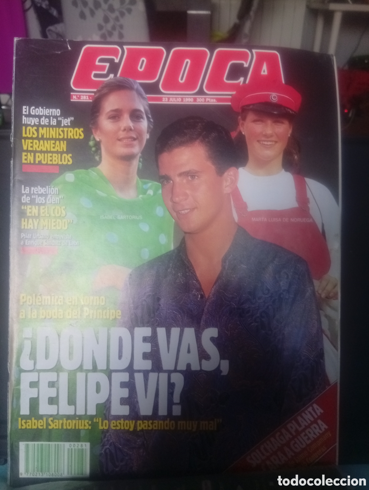 Coleccionismo de revista &Eacute;poca: Revista &Eacute;poca 281 1990