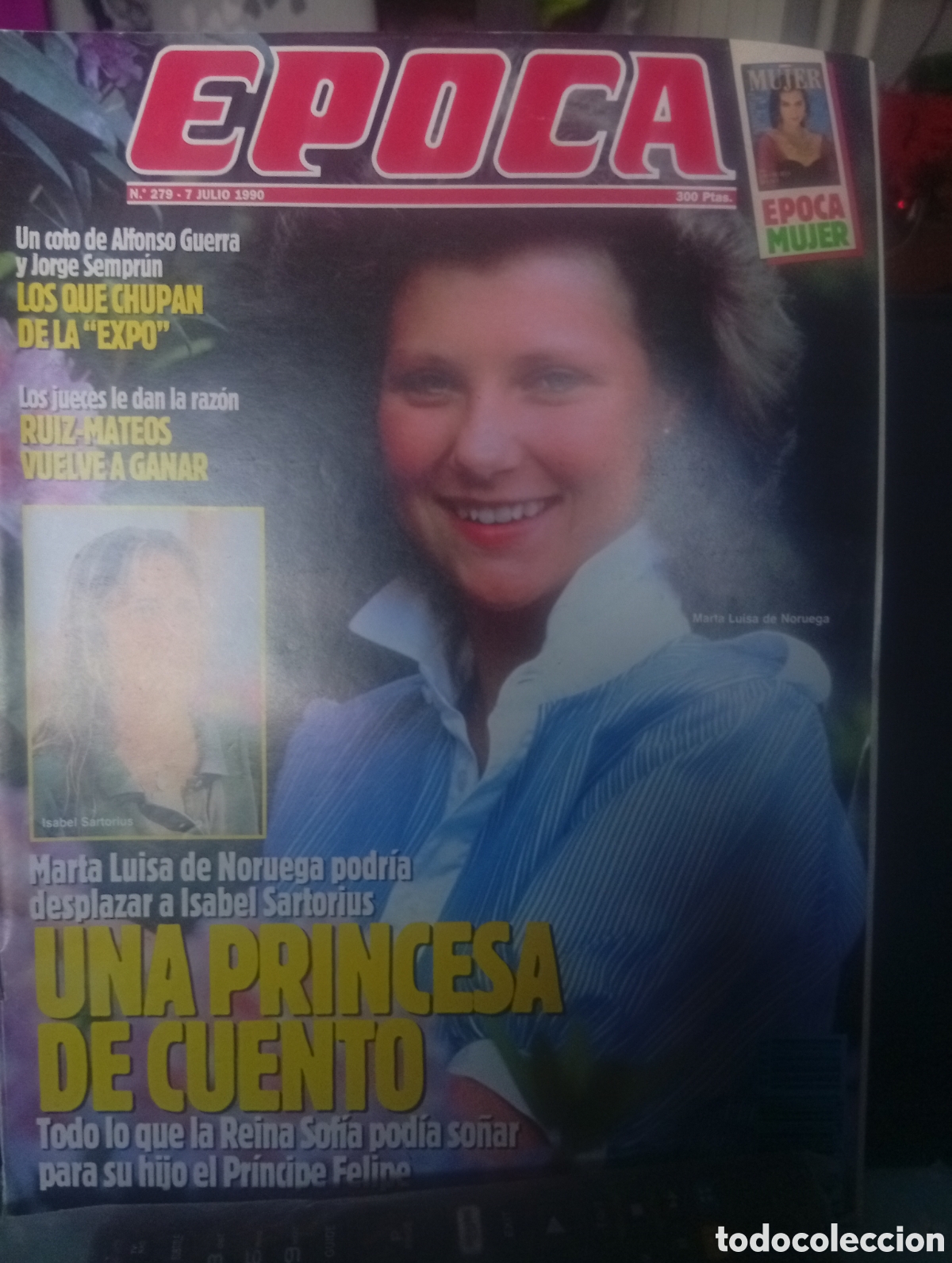 Coleccionismo de revista &Eacute;poca: Revista &Eacute;poca 279 1990