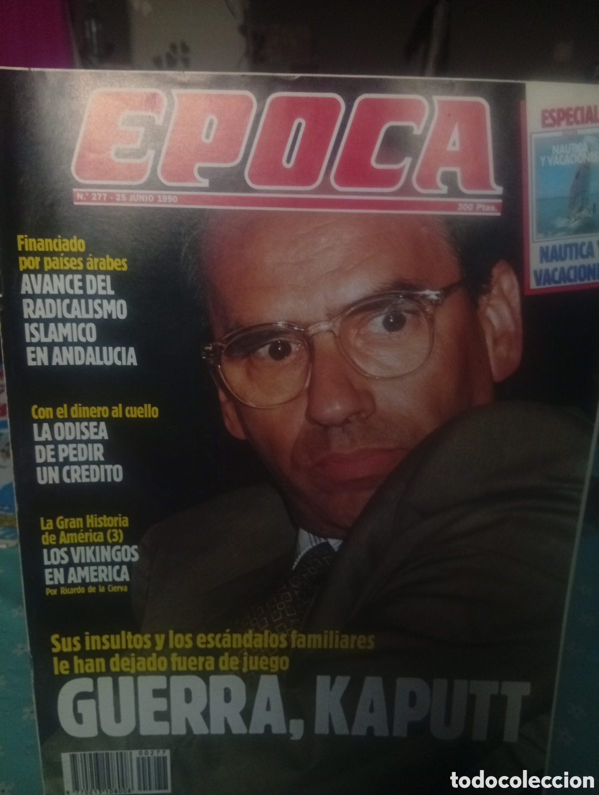 Coleccionismo de revista &Eacute;poca: Revista &Eacute;poca 277 1990