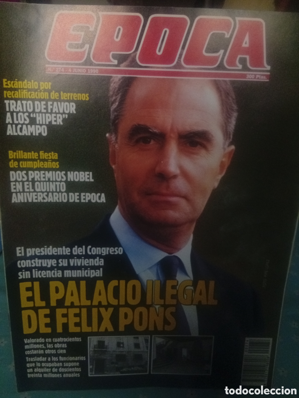 Coleccionismo de revista &Eacute;poca: Revista &Eacute;poca 274 1990
