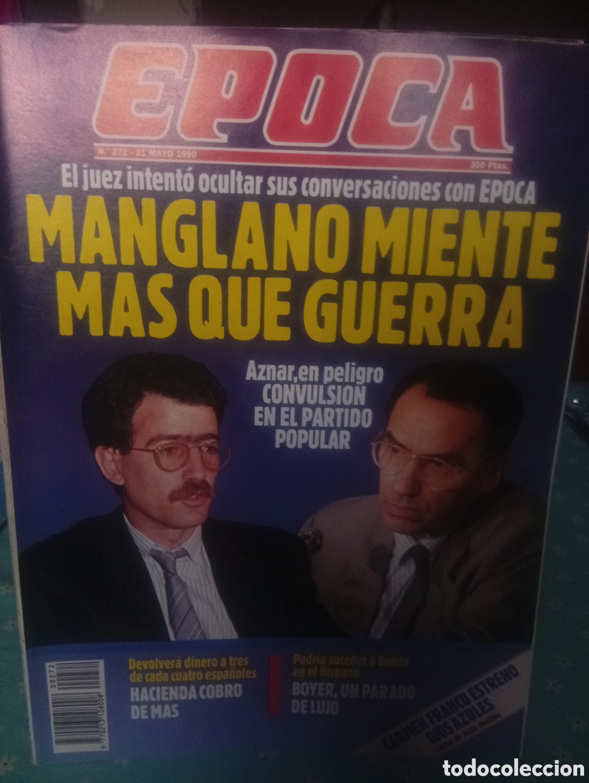 Coleccionismo de revista &Eacute;poca: Revista &Eacute;poca 272 1990