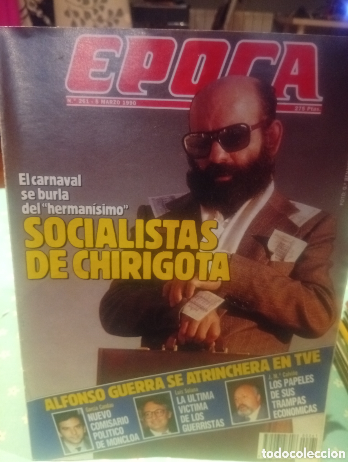 Coleccionismo de revista &Eacute;poca: Revista &Eacute;poca 261 1990