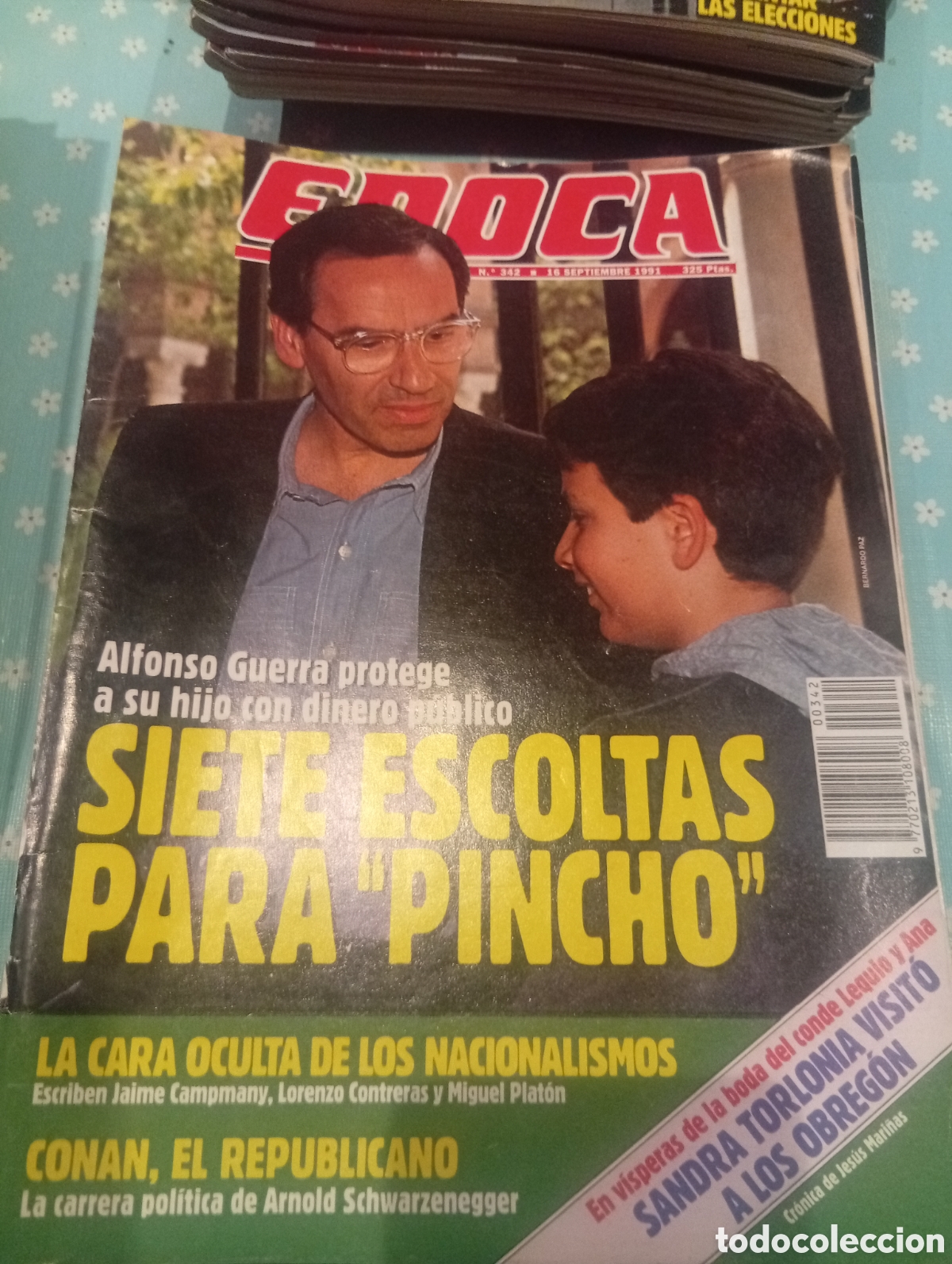 Collectionnisme de Magazine &Eacute;poca: Revista &Eacute;poca 342 1991