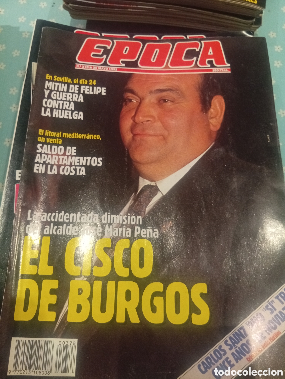 Collectionnisme de Magazine &Eacute;poca: Revista &Eacute;poca 378 1992