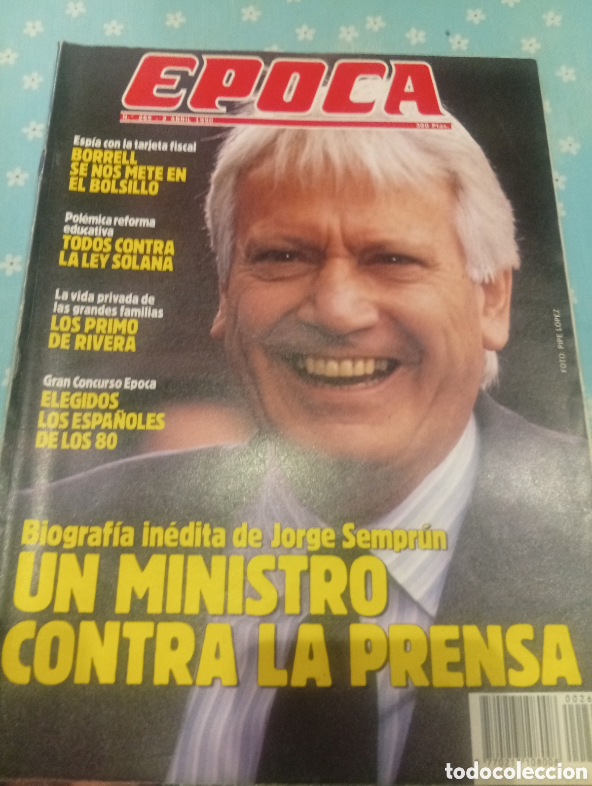 Coleccionismo de revista &Eacute;poca: Revista &Eacute;poca 265 1990
