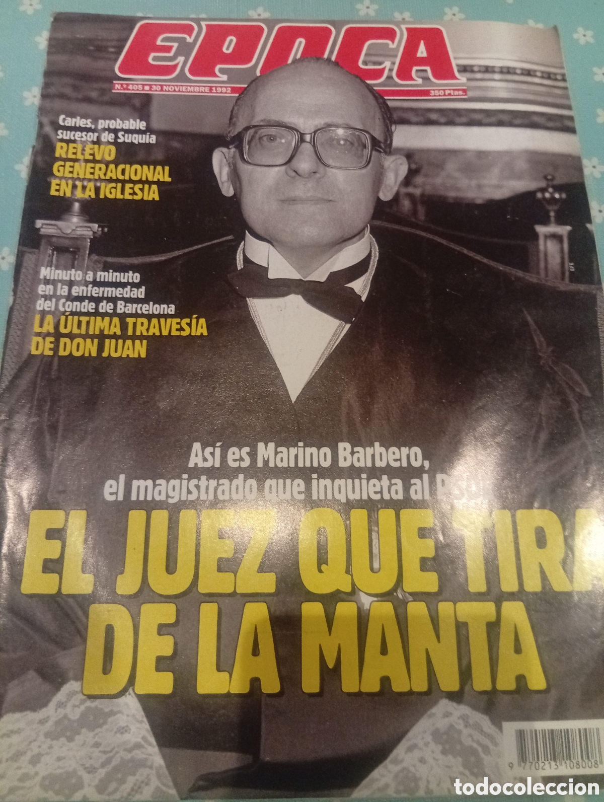 Collectionnisme de Magazine &Eacute;poca: Revista &Eacute;poca 405 1992