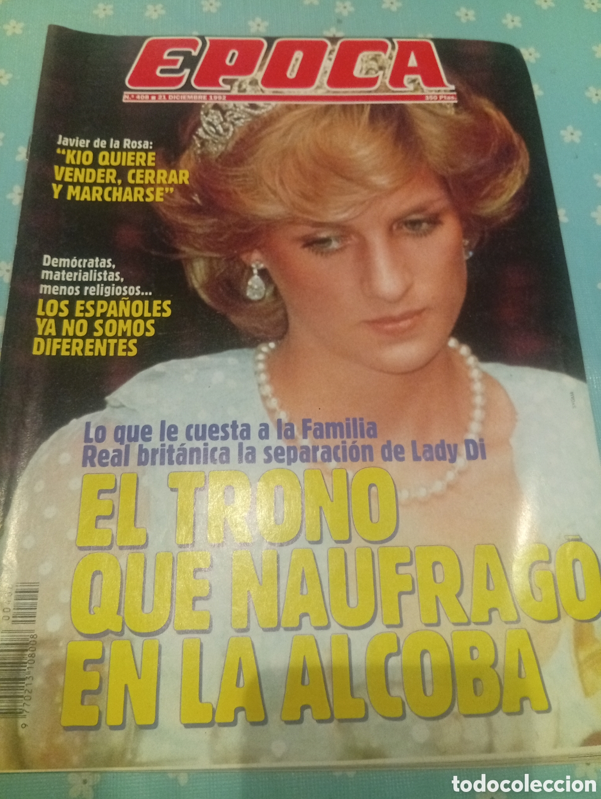 Coleccionismo de revista &Eacute;poca: Revista &Eacute;poca 408 1992