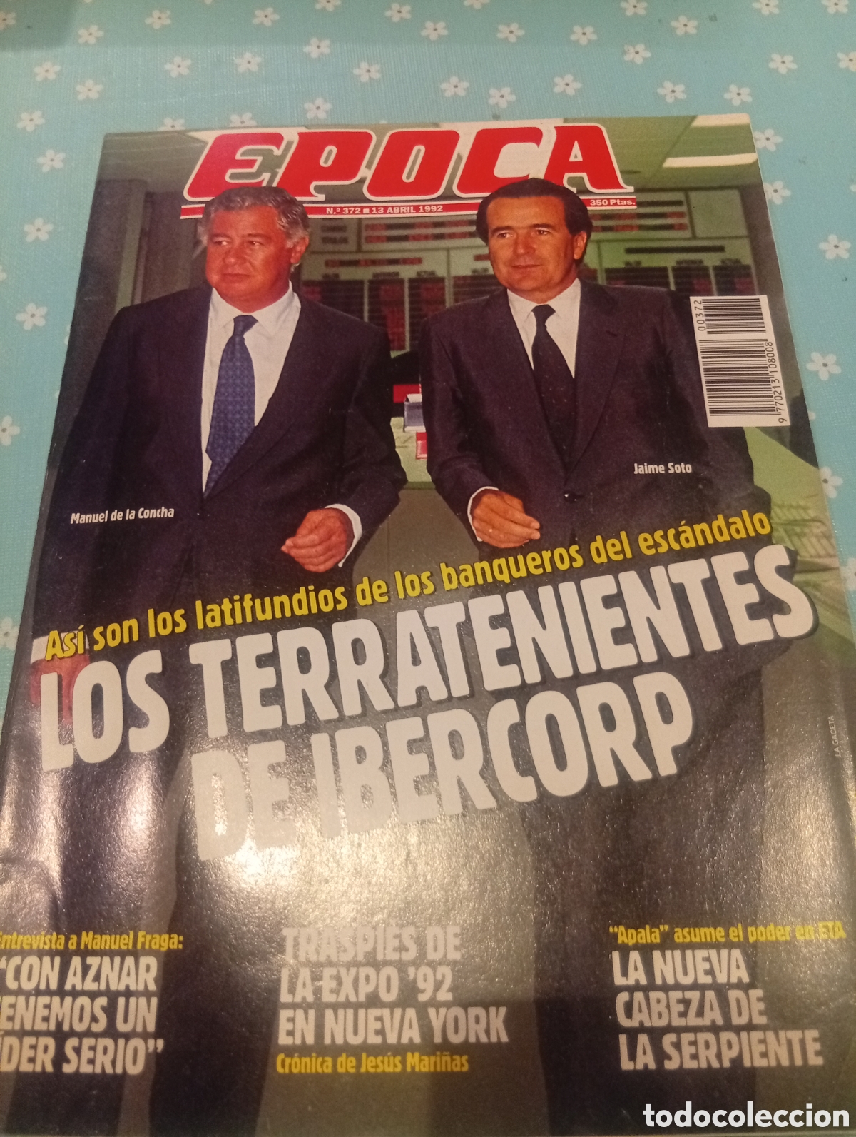 Coleccionismo de revista &Eacute;poca: Revista &Eacute;poca 372 1992